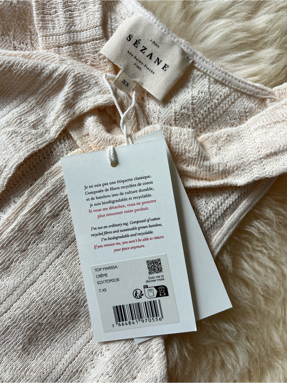 Sezane Marissa Top XS - Picture 5 of 5